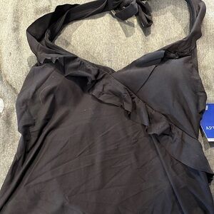 Black, Apt. 9 tankini swim top size xl